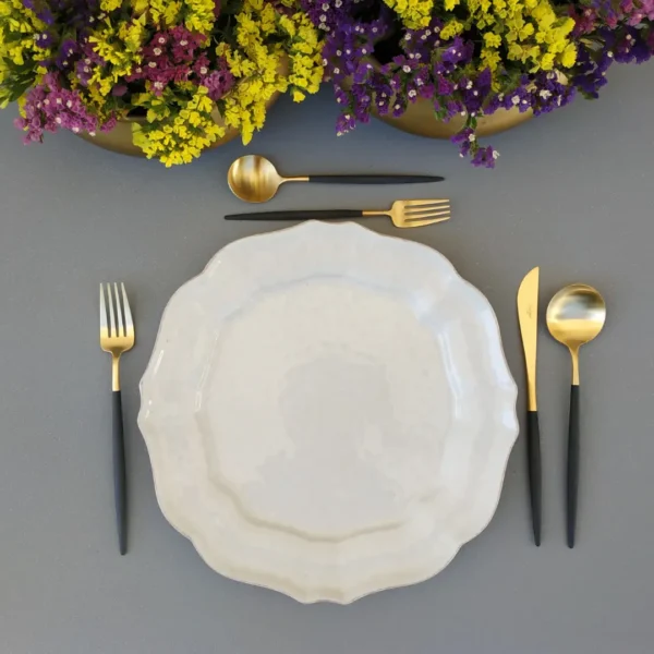 Impressions Dinner Plate, 29 cm by Casafina - White - IM501-WHI - Orpheu Decor