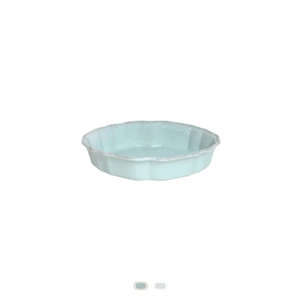 Assadeira Oval Impressions, 25 cm by Casafina - Azul