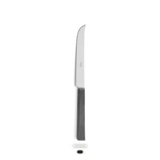 Couteau à Fromage Kube by Cutipol - Brossée, Noir