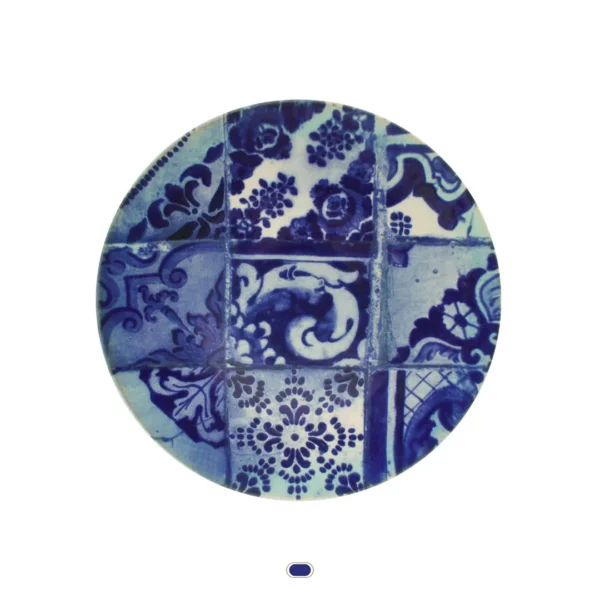 Assiette de Présentation/Plat Lisboa, 34 cm by Costa Nova - Azulejo bleu
