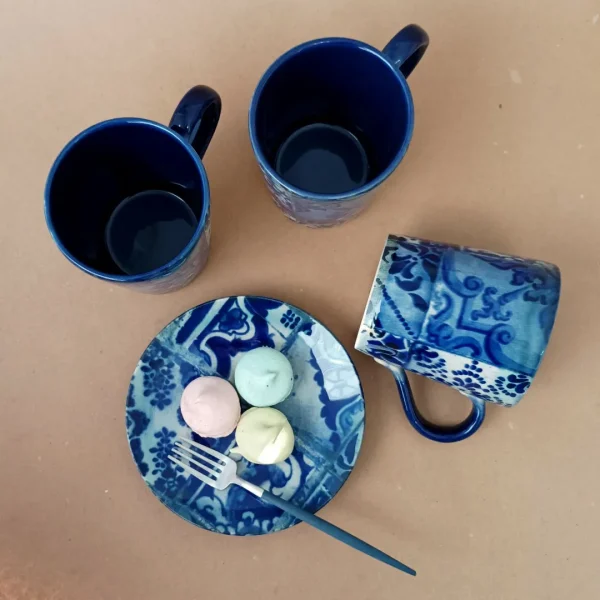 Caneca Lisboa, 0.52 L by Costa Nova - Azulejo Azul - YCCS02-02013L - Orpheu Decor