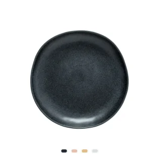 Livia Dinner Plate, 28 cm by Costa Nova - Matte Black