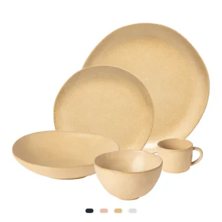 Livia Dinnerware Set, 30 Pieces by Costa Nova - Champagne