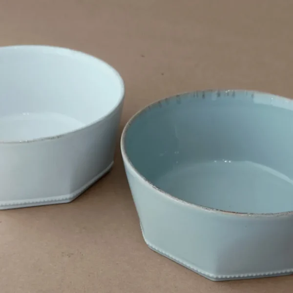 Luzia Soup/Cereal Bowl, 16 cm by Costa Nova - White & Soft Grey - Orpheu Decor