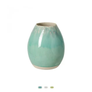 Madeira Egg Vase, 20 cm by Costa Nova - Blue