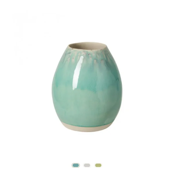 Madeira Egg Vase, 20 cm by Costa Nova - Blue