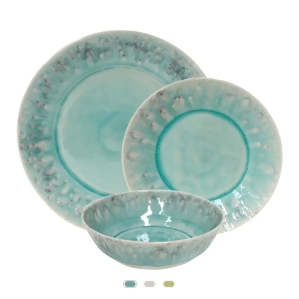 Madeira Plates, 3 Pieces Set by Costa Nova - Blue