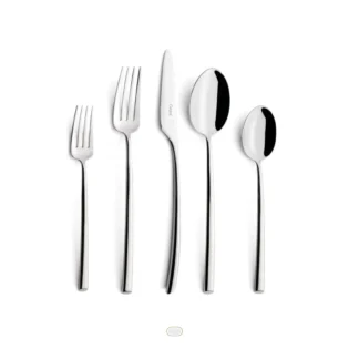 Mezzo Cutlery Set, 5 Pieces by Cutipol - Polished Steel