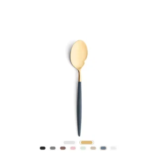 Mio Gourmet Spoon by Cutipol - Matte Gold, Blue
