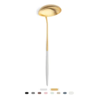 Concha Terrinha Mio by Cutipol - Dourado Escovado, Branco