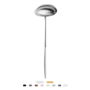 Mio Soup Ladle by Cutipol - Matte, White