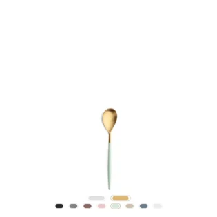 Mio Teaspoon by Cutipol - Matte Gold, Celadon