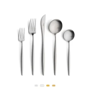 Cubertería Moon, 5 Piezas by Cutipol - Matte