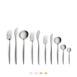 Moon Cutlery Set, 60 Pieces by Cutipol - Matte