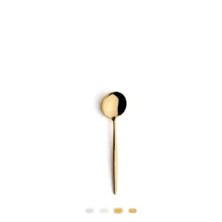 Moon Dessert Spoon by Cutipol - Gold