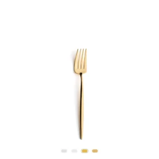 Moon Dinner Fork by Cutipol - Gold