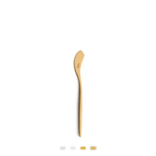 Moon Fish Knife by Cutipol - Matte Gold
