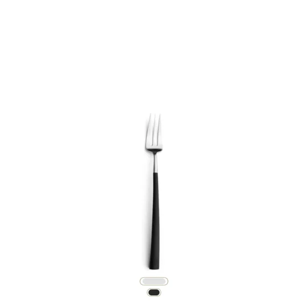 Noor Pastry Fork by Cutipol - Matte, Black