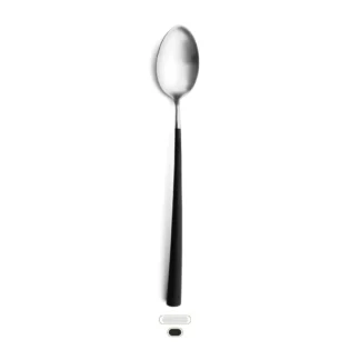 Noor Serving Spoon by Cutipol - Matte, Black