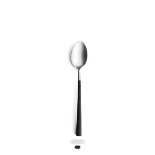 Noor Table Spoon by Cutipol - Matte, Black