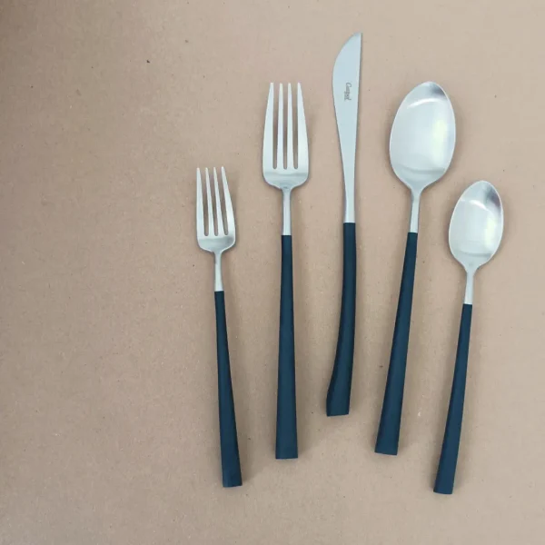Noor Table Spoon by Cutipol - Matte, Black - NO.05 - Orpheu Decor
