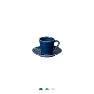 Nova Coffee Cup & Saucer, 0.07 L by Costa Nova - Denim