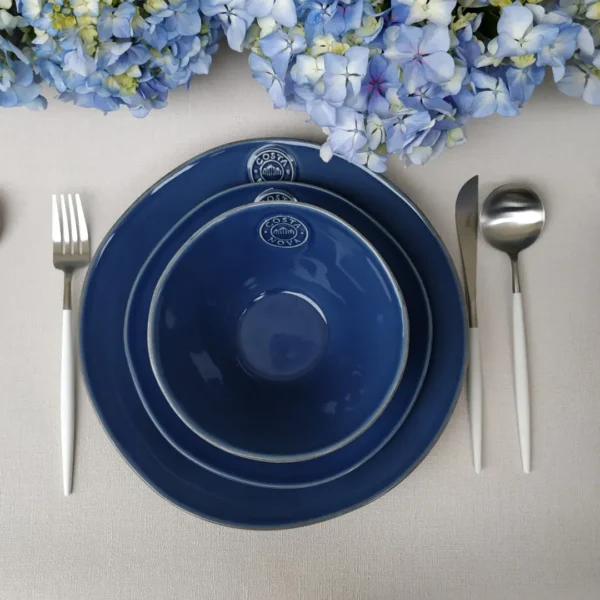 Nova Dinnerware Set, 30 Pieces by Costa Nova - Denim - NODS30P-03107F - Orpheu Decor