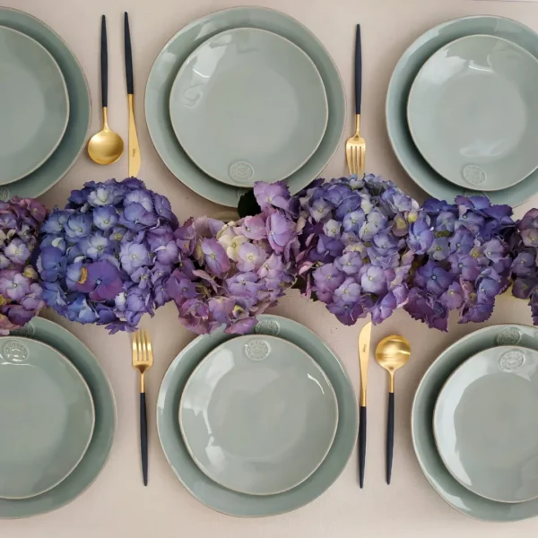Nova Dinnerware Set, 30 Pieces by Costa Nova - Turquoise - NODS30P-02409E - Orpheu Decor