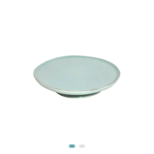 Nova Footed Plate, 26 cm by Costa Nova - Turquoise