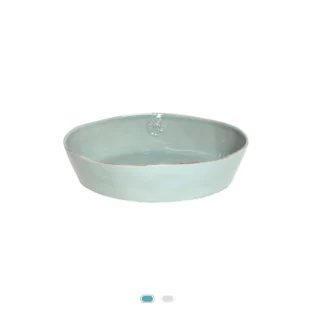 Fuente Horno Oval Nova, 30 cm by Costa Nova - Turquoise