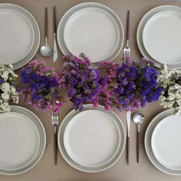 Pacifica Dinnerware Set, 30 Pieces by Casafina - Vanilla - PADS30P-VC7208 - Orpheu Decor