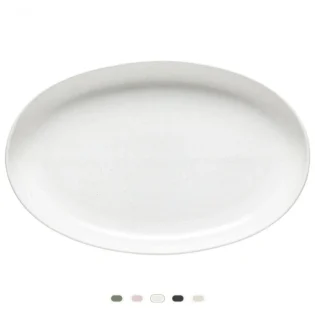 Pacifica Oval Platter, 41 cm by Casafina - Salt