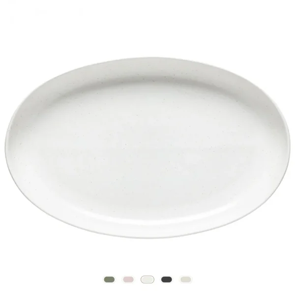 Pacifica Oval Platter, 41 cm by Casafina - Salt