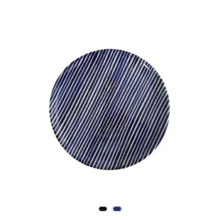 Prato Jantar Pattern, Stripe, 27 cm by Casa Cubista - Azul