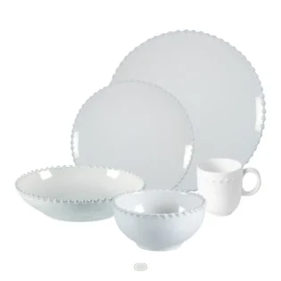 Pearl Dinnerware Set, 30 Pieces by Costa Nova - White