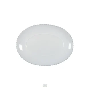 Pearl Oval Platter, 33 cm by Costa Nova - White