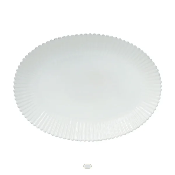 Fuente Oval Pearl, 50 cm by Costa Nova - White