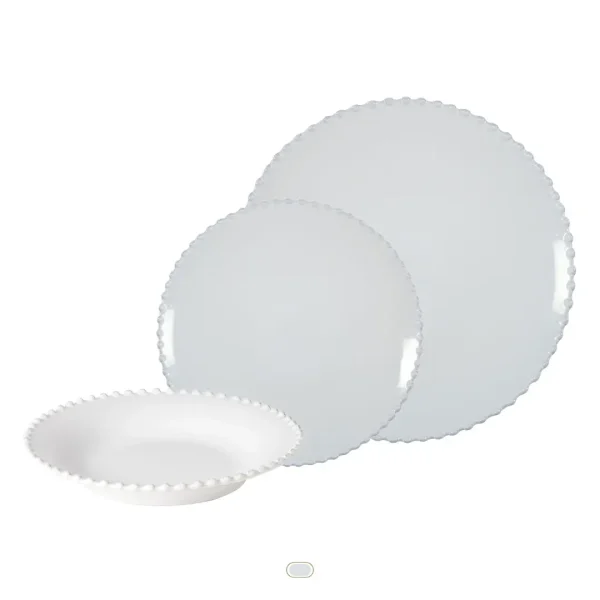 Pearl Plates, 18 Pieces Set by Costa Nova