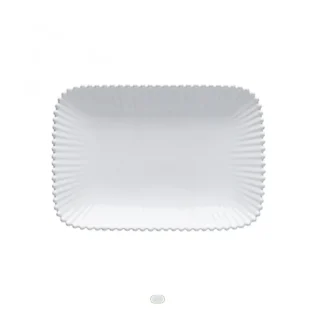 Pearl Rectangular Platter, 30 cm by Costa Nova - White