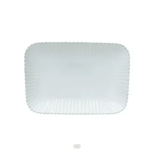 Pearl Rectangular Platter, 40 cm by Costa Nova - White