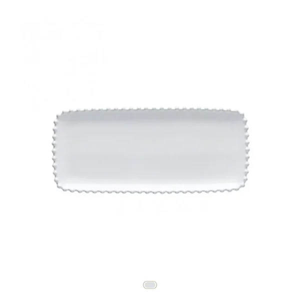 Bandeja Rectangular Pearl, 30 cm by Costa Nova - White