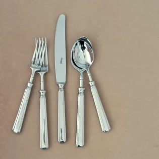 Cubertería Piccadilly, 5 Piezas by Cutipol - Polished Steel - P1.5 - Orpheu Decor