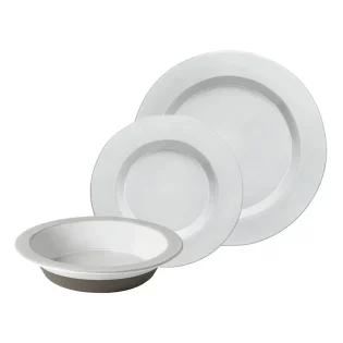 Plano Plates, 18 Pieces Set by Costa Nova