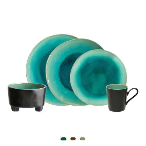 Riviera Place Setting, 5 Pieces by Costa Nova - Azur