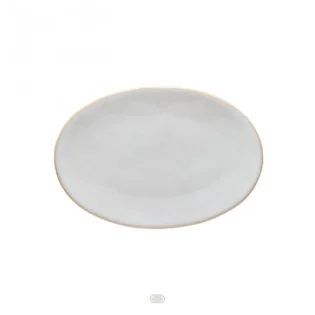 Roda Oval Plate/Platter, 28 cm by Costa Nova - White
