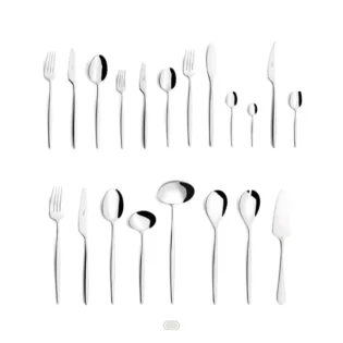 Solo Cutlery Set, 130 Pieces by Cutipol - Polished Steel