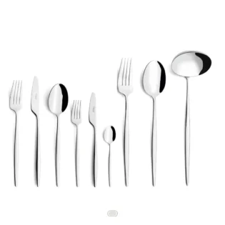 Solo Cutlery Set, 75 Pieces by Cutipol - Polished Steel
