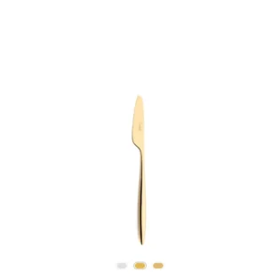Solo Dessert Knife by Cutipol - Gold