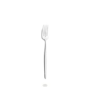 Solo Fish Fork by Cutipol - Polished Steel