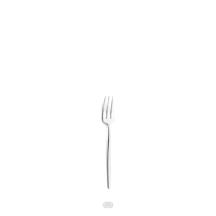 Solo Pastry Fork by Cutipol - Polished Steel